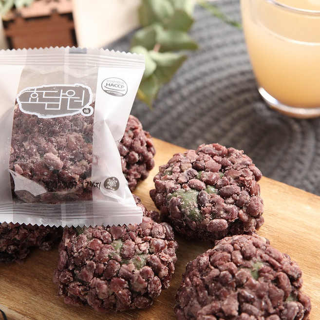 효담원 오메기떡 제주특산품 개별포장 굳지않는떡 아침식사 국내산쌀, 60g, 15개