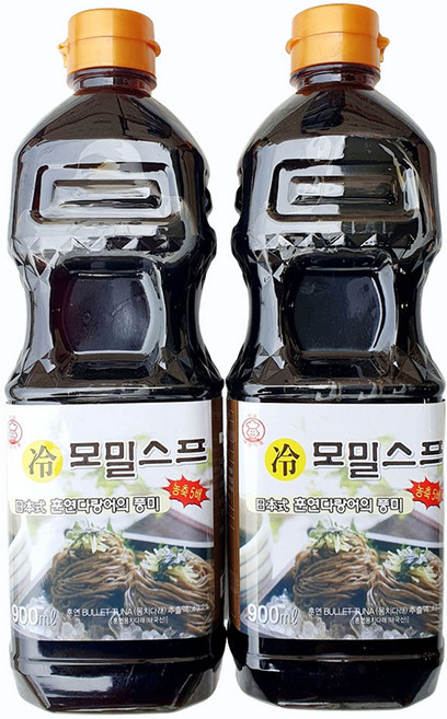 [대성]모밀스프 냉메밀소스 모밀쯔유 900ml 메밀 소바 육수 장국, 2개