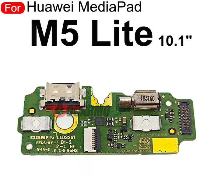 충전기 도크 보드 연결 포트 MediaPad M5 Lite 용 플렉스 케이블 수리 부품 BAH2 L09 W09 10.1 인치, 01 M5Lite 10.1inch