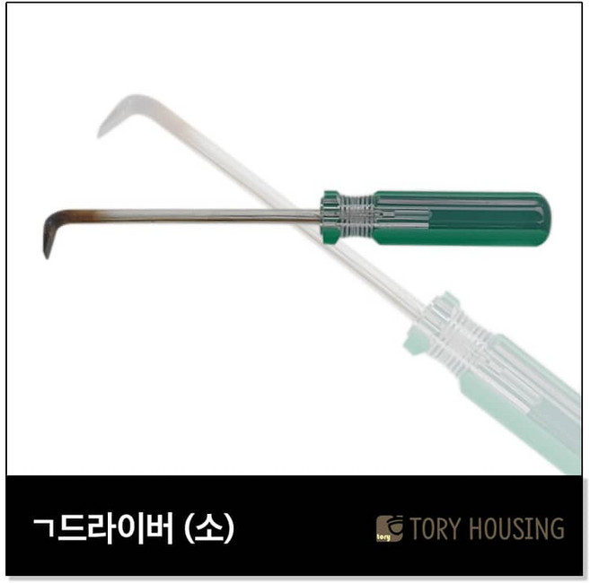 TOPHEAD ㄱ드라이버(소) 굽도_벽지제거 콘센트커버제거 도배용품, 1개