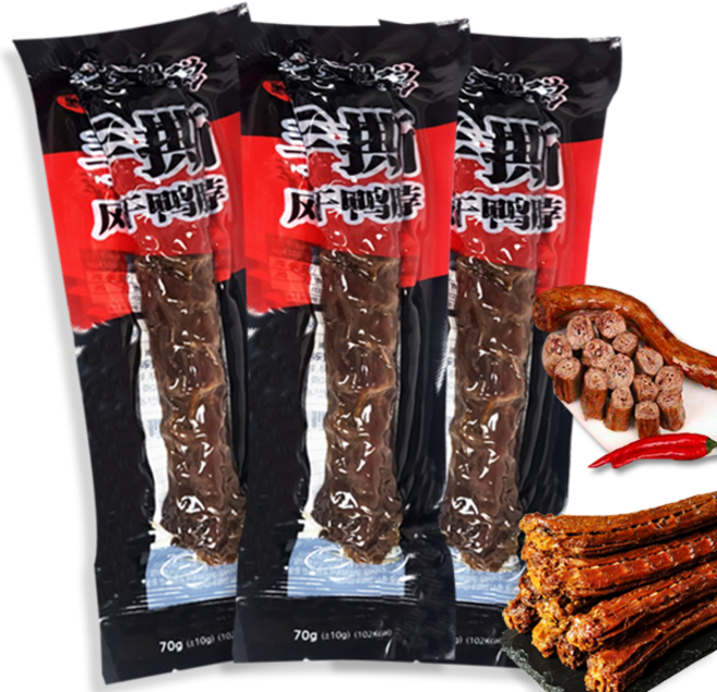 홍홍 중국식품 오야지 풍건 오리목 중국오리목 야부, 70g, 3개