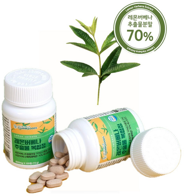 레몬 버베나 추출물 정, 6개, 120정