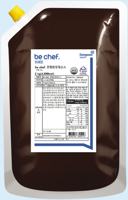 비셰프 간장닭강정소스 2kg 동원홈푸드, 1개