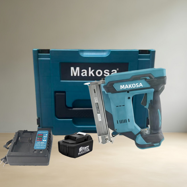 MAKOSA F30 電動釘槍, 1個, 木釘槍【副廠6A電*1+配件+箱】送釘子