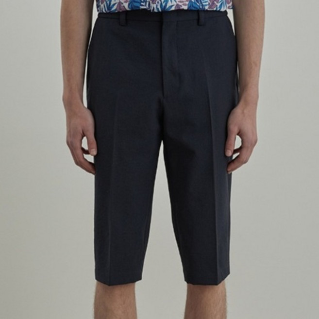 인디안 [26년 여름 최저가] 고급 폴리원단 허리밴딩 솔리드 캐주얼 7부 반바지 MIFDS5M4211BC