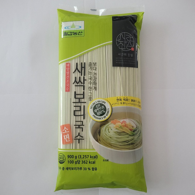 칠갑농산 새싹보리 국수, 1개, 900g