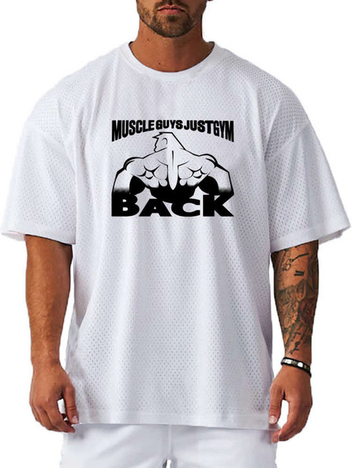 남자 머슬핏 반팔 헬창옷 헬스 오버핏 반팔