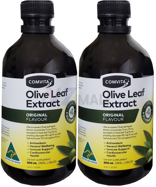 Comvita Olive Leaf Extract 콤비타 올리브 리프 엑스트랙 500ml 2팩, 2개
