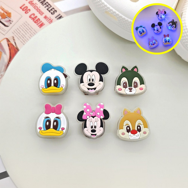 비츠톡톡 LED 야광 마우스 다람쥐 오리 파츠 6개세트