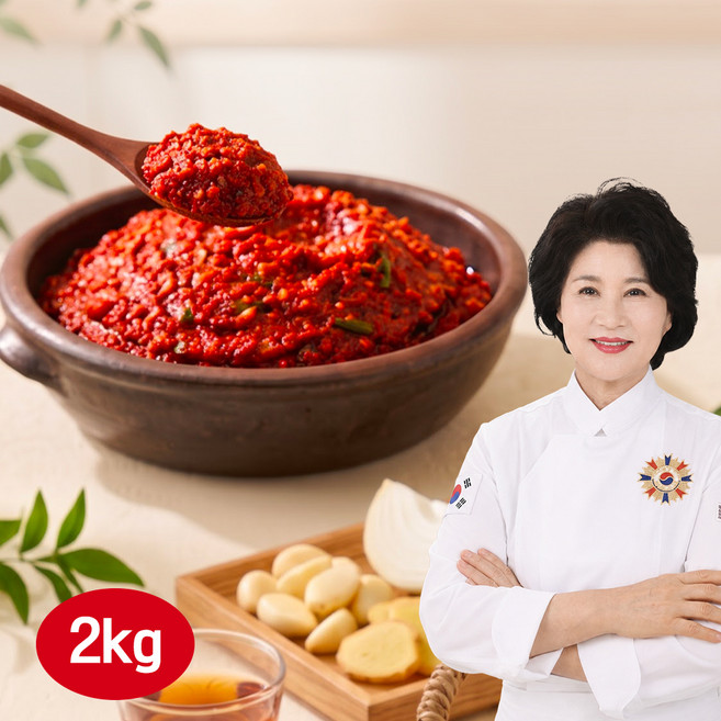 [박미란 명장의 홍담 국내산 김치양념] HACCP 100% 국산재료 양념속, 1개, 2kg