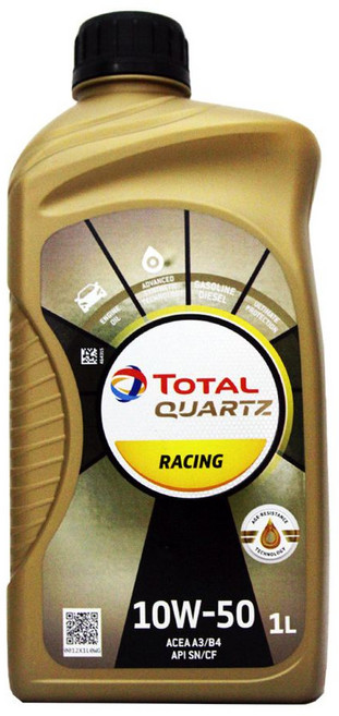 TOTAL QUARTZ RACING 10W50 合成機油, 1個, 1L