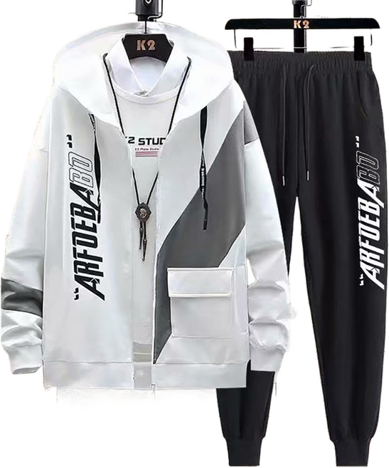 셀럽당 집업 후드 야상 남바지 학생 트레이닝 세트