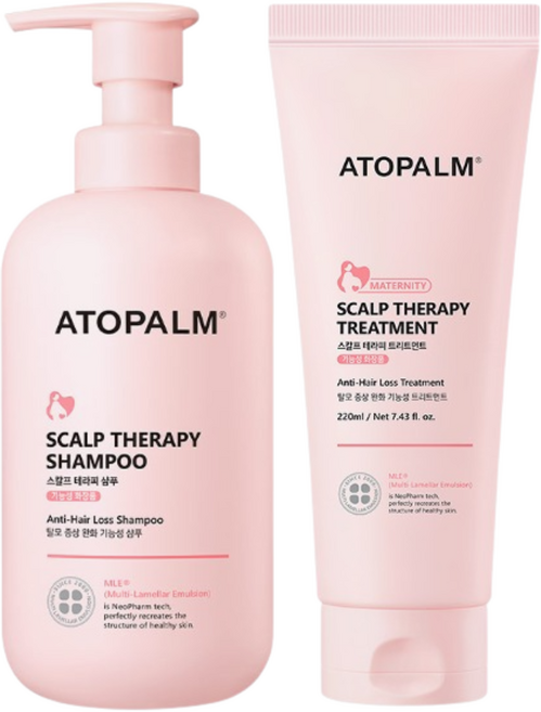 아토팜 매터니티 케어 스칼프 테라피 샴푸+트리트먼트 세트, 1개, 1ml