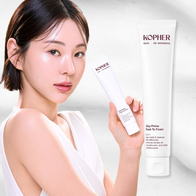 코페르 모공 피지흡착 아크네 팩투폼 클렌징폼, 1개, 80ml