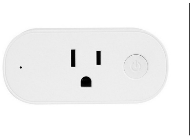 Tuya WiFi智能插座 遠端遙控定時開關, 657白