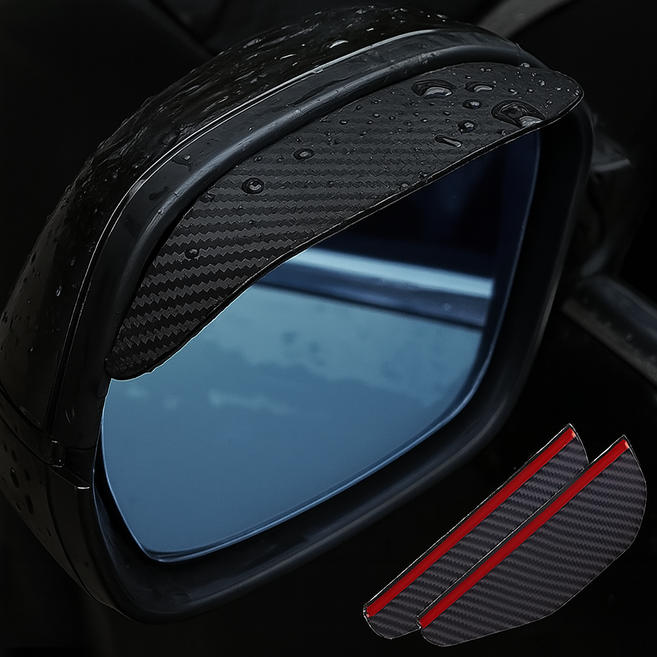 차량용 사이드미러 확장형 빗물 가림막, 1세트