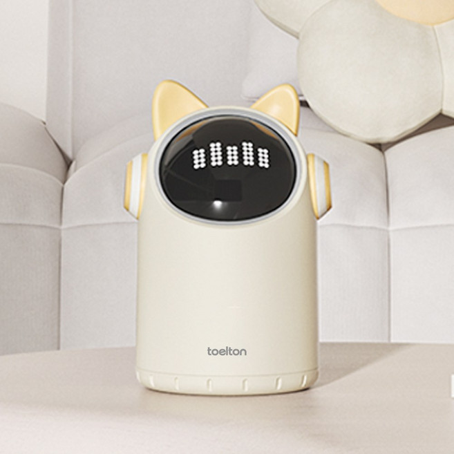 톨튼 탁상용 미니 자동센서 쓰레기통 2L, 고양이