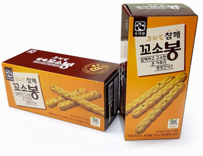 우리밀 참깨꼬소봉, 100g, 10개
