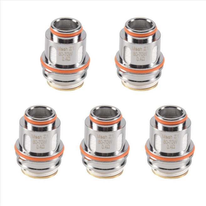 제우스 서브 Z2 Z1 메쉬 코일을위한 5 개의 PCS 교체 코일 헤드 0.4 Ohm D27 21repair 부품 액세서리, 그림 색