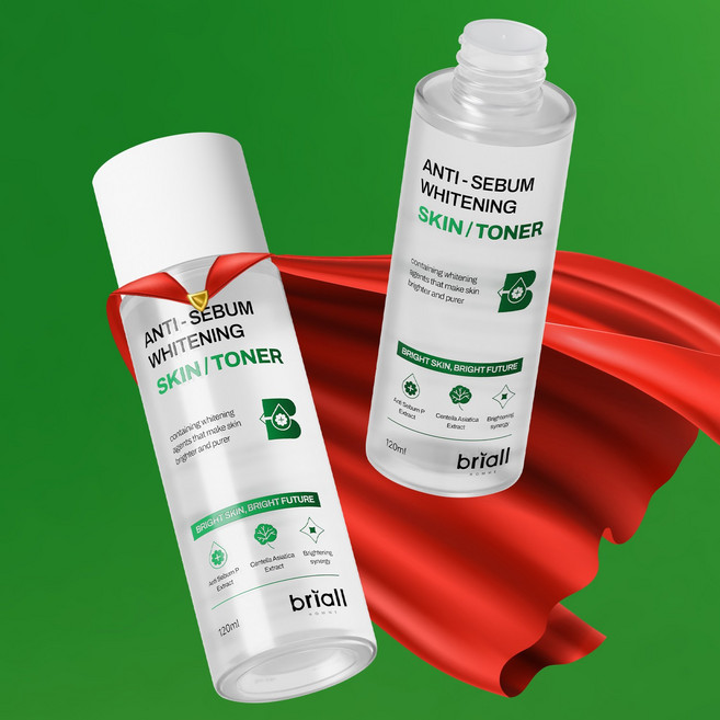 브리올옴므 안티-세범 화이트닝 스킨 남성 스킨/토너, 120ml, 1개