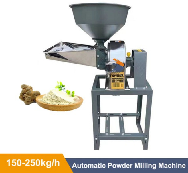 곡물 분쇄기 커피 그라인더 스테인레스 스틸 허브 향신료 전기 건조 밀러 그라인딩 기계 150-200 kg/h 3000KW, with 2.2kw motor, 220V