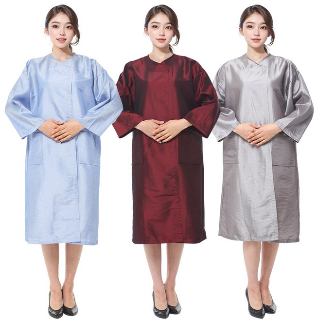 [뷰티] 살롱 가운 B/T 1089 (찍찍이), 블루, 1개