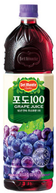 델몬트 포도100 1.5L 12입, 12개