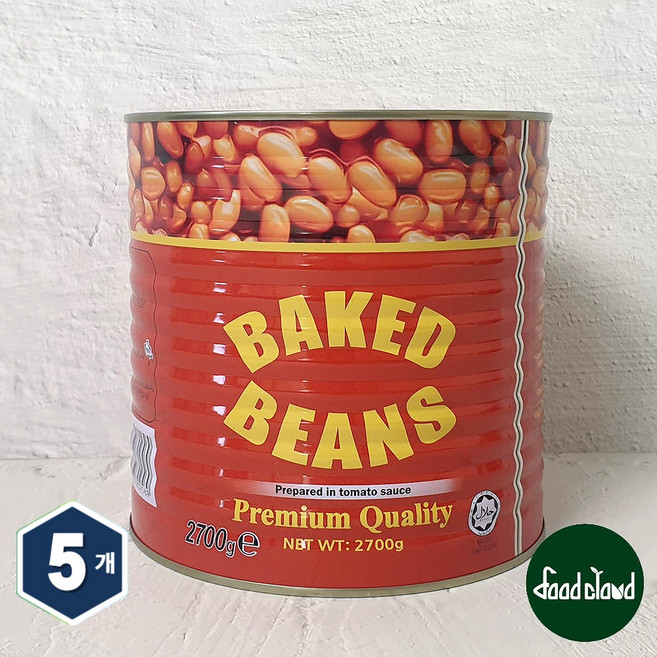 티엠푸드 베이크드빈스 2.7kg 베이키드빈스, 5개
