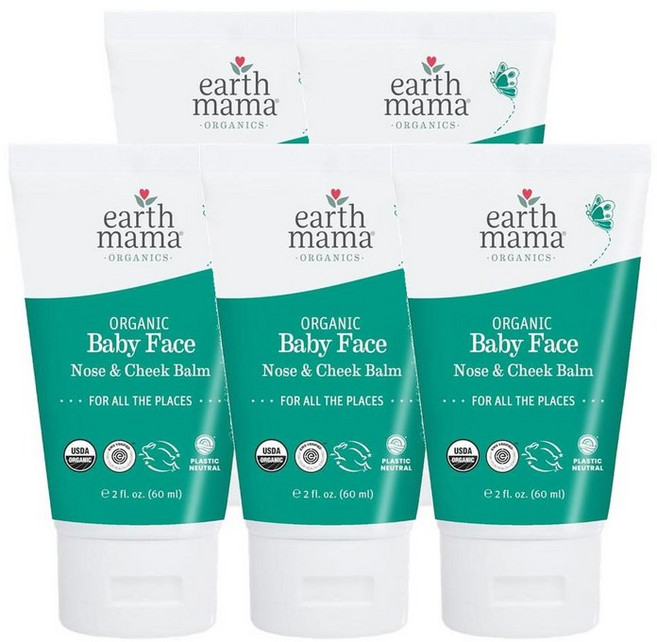 어스마마 베이비 페이스 노즈 앤 칙 밤 60ml, 5개