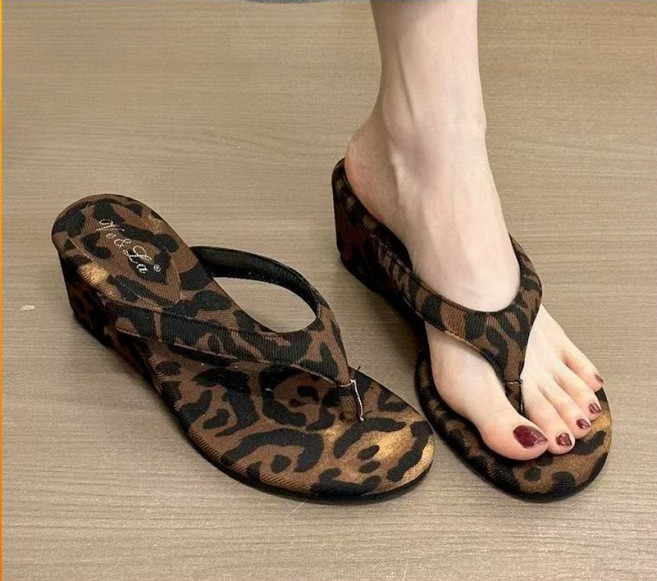 여성 여름 샌들 패션 심플 편안 조리 슬리퍼 캐주얼 웨지 샌들