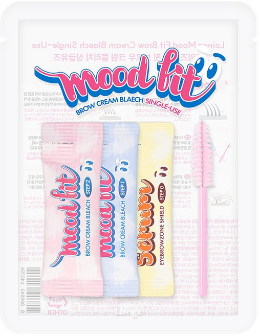 로잉즈 무드핏 브로우 크림 블리치 싱글유즈, 1개, 4.2g