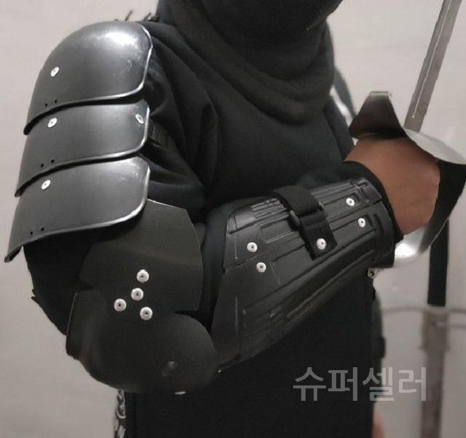 HEMA 어깨 보호대 견갑 팔 갑옷 중세 기사 의상 전사 하네스 성인 남자용