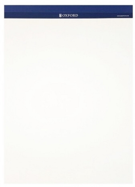 OXFORD 무지 리갈패드 A4, 흰색, 60매, 8개