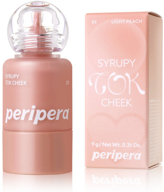 페리페라 시럽피 톡 치크 (색상선택), [단품] 01 생기품은복숭아, 1개, 01 생기품은복숭아