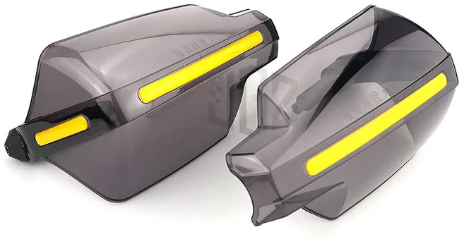 오토바이 핸드 가드 보호 스쿠터 핸들 바 Piaggio Beverly 350 MP3 Liberty 125 Gilera Nexus GP800, 01 Smoked