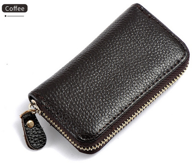 亮點生活 真皮多功能鑰匙包