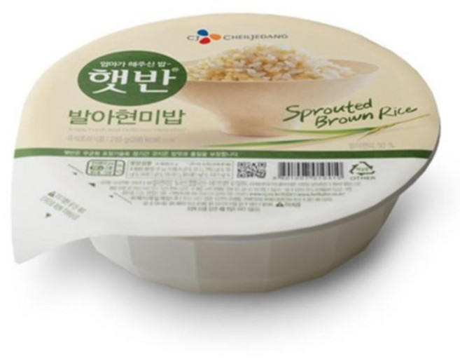 햇반 발아현미밥 210g CJ, 없음