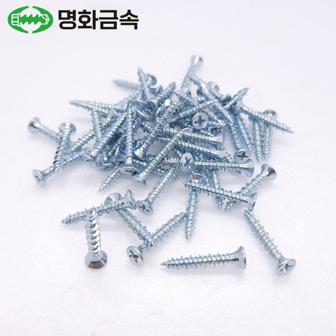 명화금속 콘크리트피스 백색 델타 낱개 봉지 4x 25mm 32mm 38mm, 둥근머리, 둥근머리 델타도금 4x25 1개, 1개