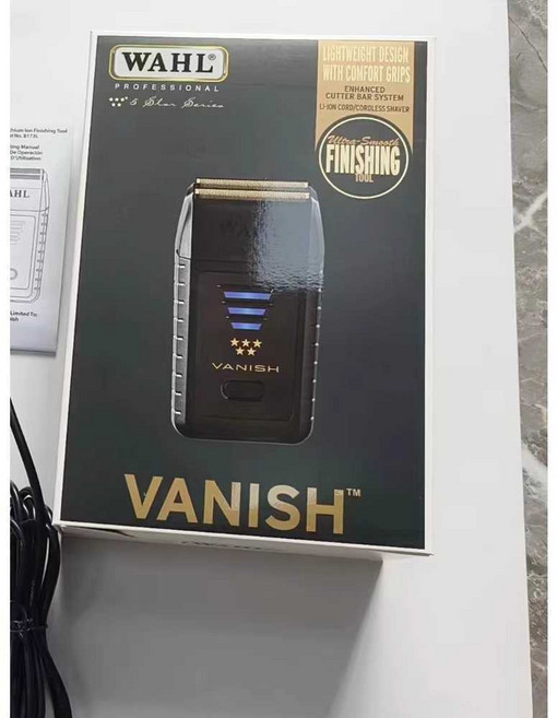 왈 바니쉬 전문가용 ( 트리머 면도기 제품 왈 바니쉬 무선 프로페셔널 면도기 ) 5스타 쉐이버, 1개, 상세페이지 참고, 1. 블랙 포장 (EU 플러그)