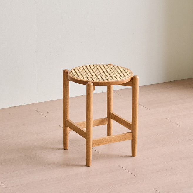 리바트 세계가구 사모아 라탄 스툴, 오크