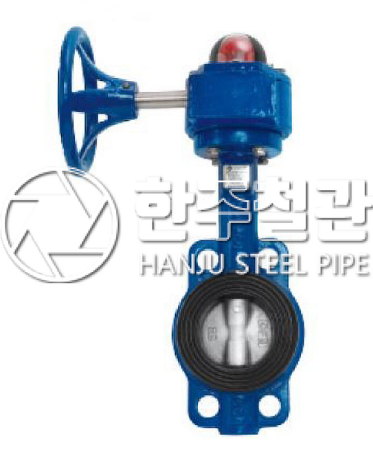 조은원대밸브 주철20K 버터플라이밸브(기어식)KS 40A 배관자배, 1개