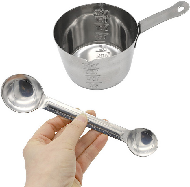 파니쿡 국산 스텐 계량세트 조리사 시험용, 1개