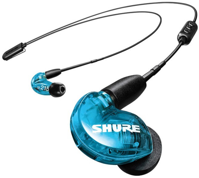 SHURE 무선 이어폰 BT2 시리즈 SE215SPE-B+BT2-A 트랜스 루센트 블루 : 마이크 리모콘 첨부 SE215SPE-B+BT2-A[메이커 보증 2년], 상세페이지 참조, 상세페이지 참조
