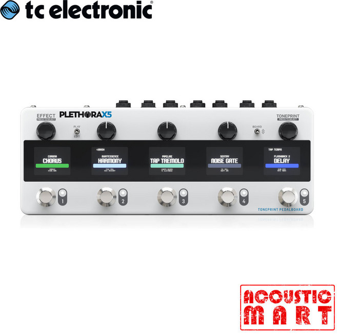 TC Electronic PLETHORA X5 플레쏘라 멀티이펙터, 1개