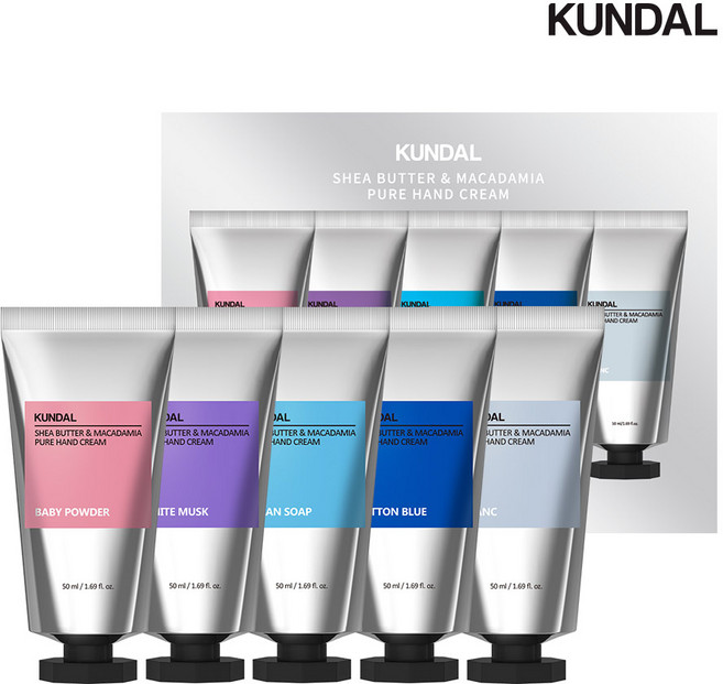 쿤달 퓨어 핸드크림 문라이트 컬렉션, 5개
