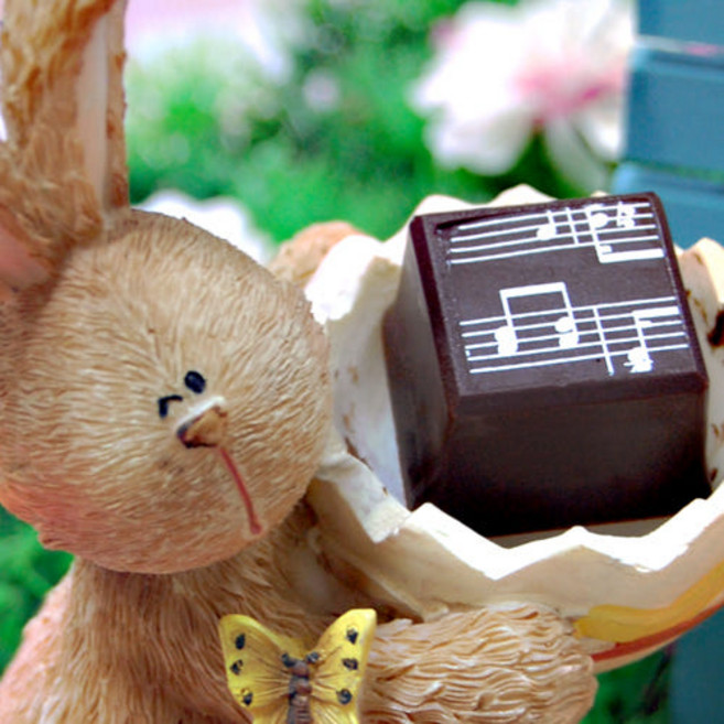 초콜릿 전사지 3ea 악보 화이트(다크용) No36, 3개, 3g