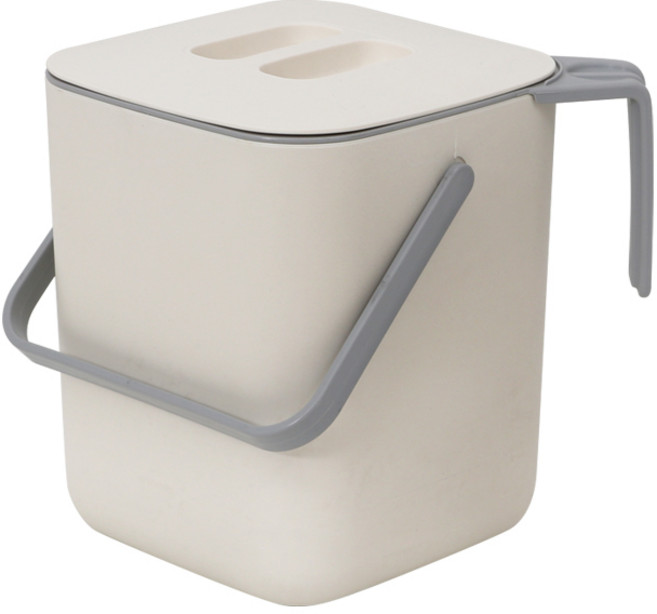 모노블 음식물 쓰레기통 3L, 베이지, 1개
