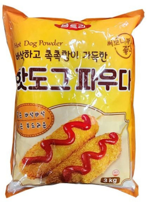 움트리 핫도그 파우더 3kg 양념 가루, 1개