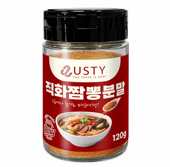 유스티 직화짬뽕분말 진하고 칼칼한, 1개, 120g