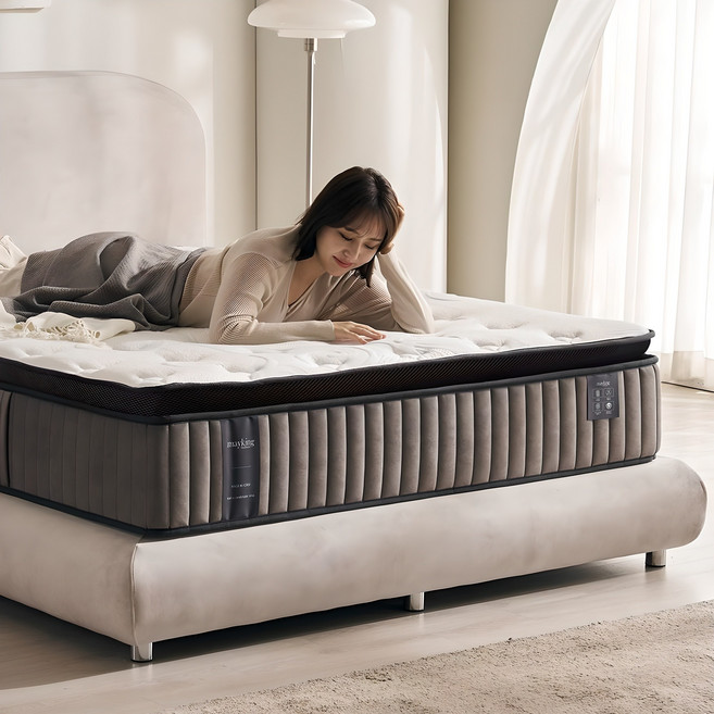 메이킹AK200 단단한 침대 매트리스 허리에 좋은 독립스프링 필로우탑 국내제작 천연양모 메트리스, 300mm, 하드